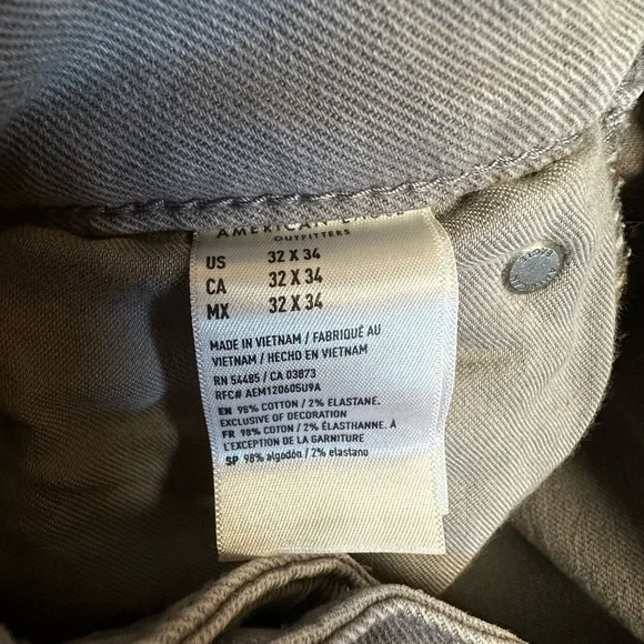 American Eagle Airflex+ Original Straight Jeans, 32x34 - Picture 2 of 7